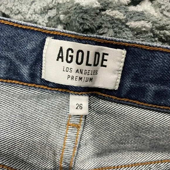 AGOLDE Riley High  Rise Straight-Leg Jeans in Veto - Picture 7 of 13